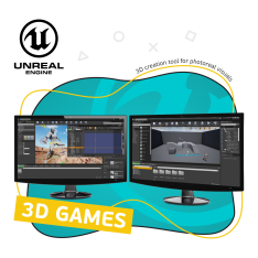 Unreal Engine 4. Игровой движок - КИБЕРшкола программирования для детей, компьютерные курсы для школьников, начинающих и подростков - KIBERone г. Нижнекамск