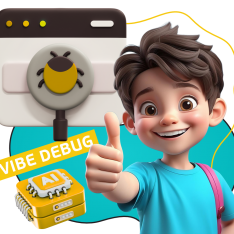 Тестирование & Vibe Debug. Охотники за багами - КИБЕРшкола программирования для детей, компьютерные курсы для школьников, начинающих и подростков - KIBERone г. Нижнекамск