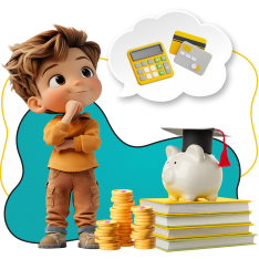 Финансовый интеллект вместе KIBERone - КИБЕРшкола программирования для детей, компьютерные курсы для школьников, начинающих и подростков - KIBERone г. Нижнекамск