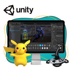 Мир игр на Unity 2D на популярном движке + AI-помощники - КИБЕРшкола программирования для детей, компьютерные курсы для школьников, начинающих и подростков - KIBERone г. Нижнекамск