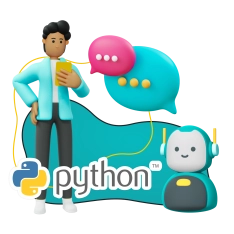 Умный чат-бот на Python на Telegram - КИБЕРшкола программирования для детей, компьютерные курсы для школьников, начинающих и подростков - KIBERone г. Нижнекамск