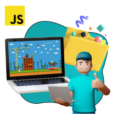 Программирование на JavaScript. Учимся создавать игры! - КИБЕРшкола программирования для детей, компьютерные курсы для школьников, начинающих и подростков - KIBERone г. Нижнекамск
