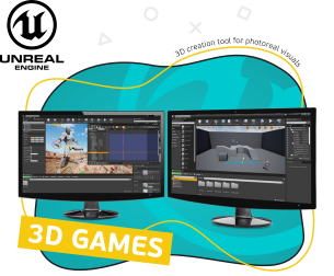 Unreal Engine 4. Игровой движок - Школа программирования для детей, компьютерные курсы для школьников, начинающих и подростков - KIBERone г. Нижнекамск